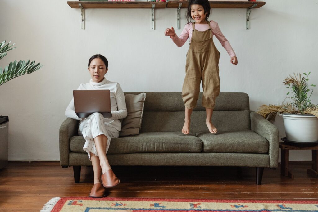 Work from home mom