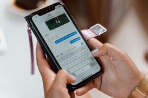 The message you type, delete, and type again